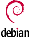Powered by Debian Linux